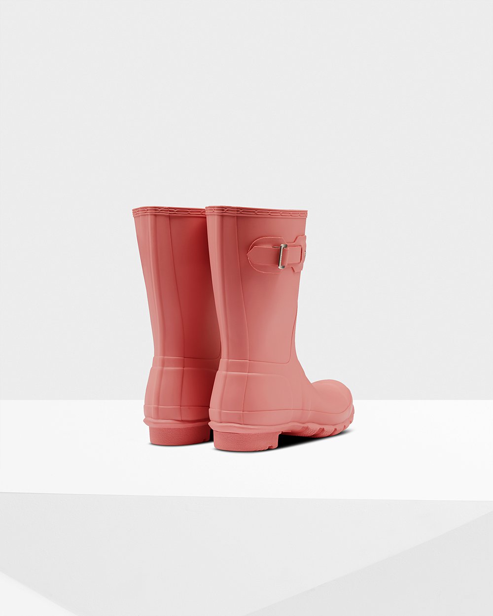 Womens Hunter Original - Short Rain Boots Pink - 8763-WEUJZ